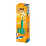 BIC Evolution originele schrijfpotloden, grijs, NF milieu-gecertificeerd, HB-punt, 12 stuks